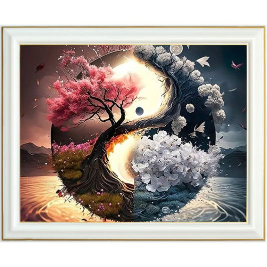 Diamond painting - Yin et Yang, équilibre naturel