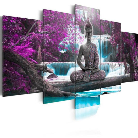 Broderie Diamant Multi-panneaux - Bouddha
