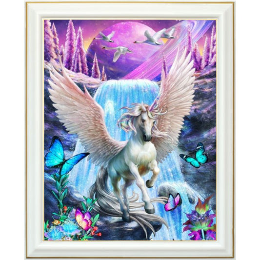 Tableau diamant - Licorne